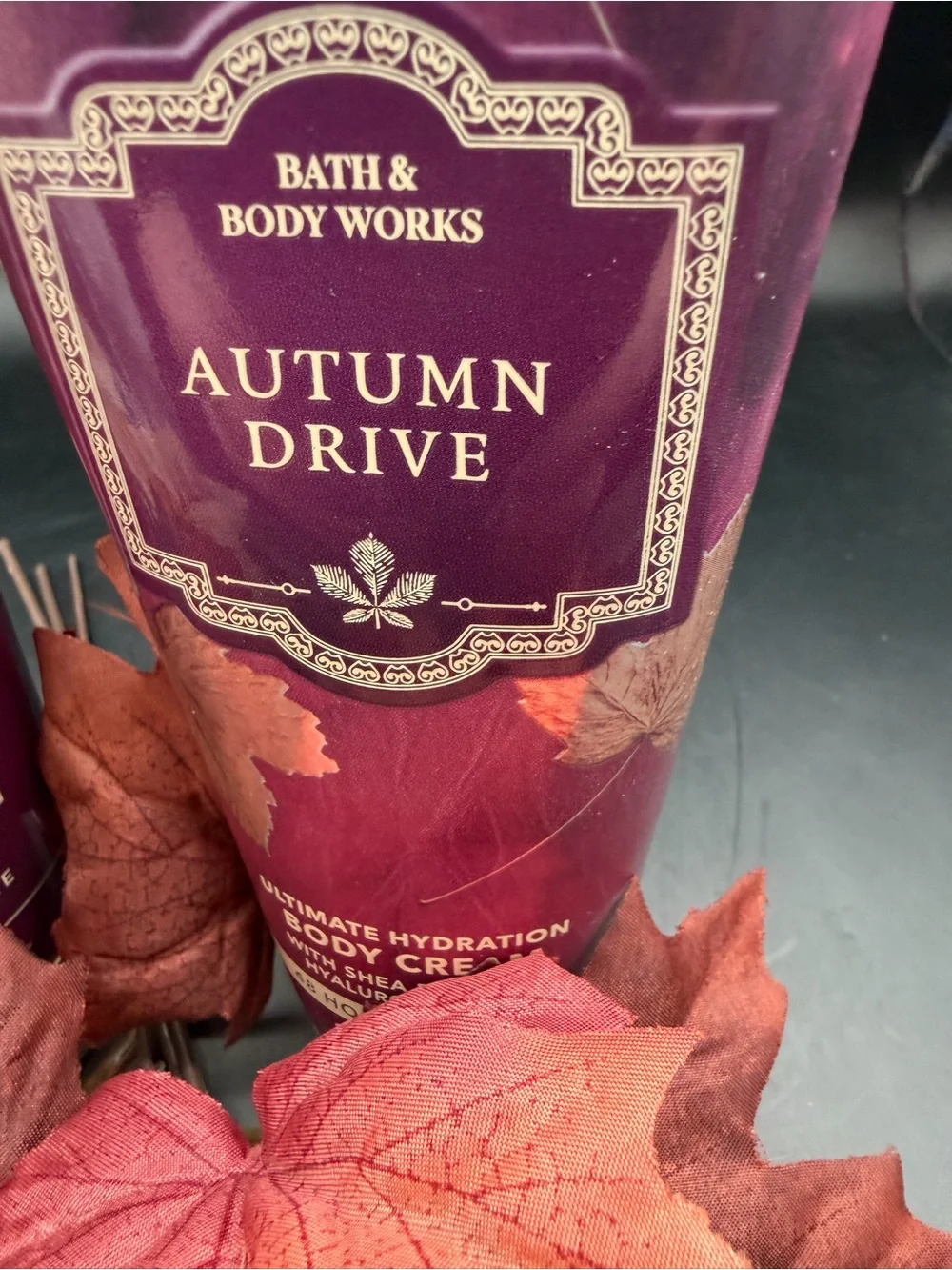 Bath & Body Works Autumn Drive Moisturizing Body Cream & Wash Trio- Purple